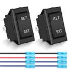Interruptor seletor Nilight RET EXT Polaridade reversa 12VDC 20A
