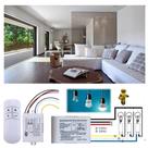 Interruptor sem fio de controle remoto 3 Vias Wireless Infravermelho para lâmpada tensão 110~220V