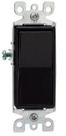 Interruptor silencioso de 3 vias Leviton R45-5603-2E Black Residential Grade Decora Interruptor silencioso de 3 vias Leviton R45-5603-2E Black Residential Grade Decora
