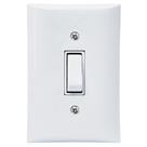 Interruptor Simples 1 Tecla 10A Com Placa Espelho Branco
