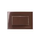 Interruptor Simples 10A 250V Para Movel Marrom Sleek