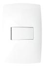 Interruptor Simples 10a 4x2 Home Branco Com Placa Blux Interruptor Simples 10a 4x2 Home Branco Com Placa Blux