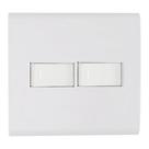 Interruptor simples 2 teclas 10A 250V com placa 4x4 Tramontina Liz