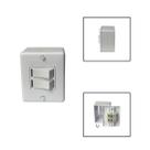 Interruptor Simples 2 Teclas 6A 250V Branco