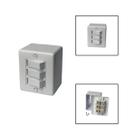 Interruptor Simples 3 Teclas 6A 250V Branco