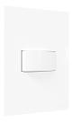Interruptor Simples 4x2 10a Horizontal Recta Branco Blux
