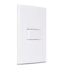 Interruptor Simples 4x2 - Branco Sleek Margirius