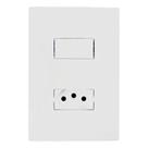 Interruptor Simples 4x2 Ilumi Pratika 6A 250V Elétrica Luz Residencial Técnica Obra Instalação