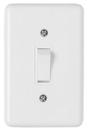Interruptor Simples 6A 250V Espelho 4x2 Branco Ilumi 2017