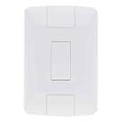 Interruptor Simples 6A Linha Aria Tramontina Placa Branca Modular Suporte Fixação Facilitada Interruptor Simples 6A Linha Aria Tramontina Placa Branca Modular Suporte Fixação Facilitada
