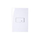 Interruptor Simples com Luz MarGirius Sleek 10A com Placa 4x2 Branco