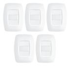 Interruptor Simples Com Placa 4x2 Fame Elegance - Kit 5 Un.
