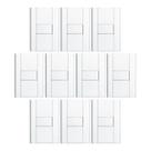 Interruptor Simples Com Placa 4x2 Fame Modulare - Kit 10 Un
