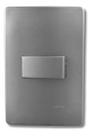 Interruptor Simples Com Placa Linha Habitat Onix - Fame