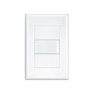 Interruptor simples com placa+suporte 4x2 Fame Evidence