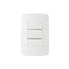 Interruptor Simples E Interruptor Paralelo Duplo Margirius B3 10a Com Placa 4x2 Branco Branco