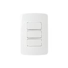 Interruptor Simples e Interruptor Paralelo Duplo MarGirius B3 10A com Placa 4x2 Branco