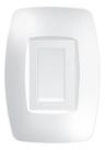 Interruptor Simples Fame Elegance Com Placa Vert. 4x2 Branco