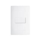 Interruptor Simples Fame Habitat Com Placa 4x2 Branco