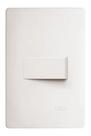 Interruptor Simples Horizontal Com Placa Suporte - FAME