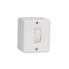 Interruptor Simples Linha Box com Design Moderno e Instalação Fácil Branco Ilumi