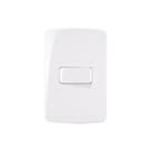 Interruptor Simples Margirius B3 10a Com Placa 4x2 Branco Branco