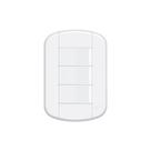 Interruptor Simples Triplo Fame Blanc+ Com Placa 4x2 Branco