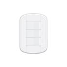 Interruptor Simples Triplo Fame Blanc+ com Placa 4x2 Branco