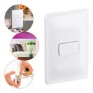 Interruptor Simples Zeffia Branco 1 Tecla 4x2 Completo Com Suporte Placa Espelho De Parede Legrand Interruptor Simples Zeffia Branco 1 Tecla 4x2 Completo Com Suporte Placa Espelho De Parede Legrand