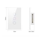 Interruptor Smart 3 Canais WiFi Compatível com Alexa, Gemini, Siri e Google Assistente