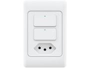 Interruptor Smart AGL KS825, Wi-Fi, Bivolt, Tomada e Interruptor Tecla, Branco - 1106166