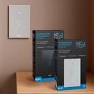 Interruptor Smart Inteligente WiFi 2.4 GHz Alexa Google 1,2,3,4,6,8 Botão Digital Touch Bivolt com Neutro Paralelo Neo Interruptor Smart Inteligente WiFi 2.4 GHz Alexa Google 1,2,3,4,6,8 Botão Digital Touch Bivolt com Neutro Paralelo Neo