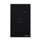 Interruptor smart wi-fi touch 1 tecla ews 1001 preto