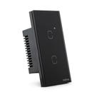 Interruptor smart wi-fi touch 2 tecla ews 1002 preto