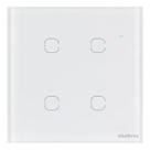 Interruptor Smart Wi-Fi Touch 4 teclas Branco EWS 1004 Intelbras