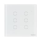 Interruptor Smart Wi-Fi Touch 6 Teclas Branco EWS 1006