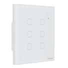 Interruptor smart wi-fi touch 6 teclas ews 1006 branco