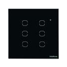 Interruptor Smart Wi-Fi Touch 6 teclas EWS 1006 Preto Intelbras