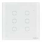 Interruptor Smart Wifi Touch 6 Teclas Ews 1006 Intelbras Br