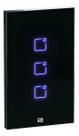 Interruptor Smart Wifi Touch Inteligente 3 Botões Weg Home 10 A Preto