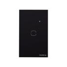 Interruptor SMART Zigbee Touch 1 Preto EZS 1001 4850053 Interruptor SMART Zigbee Touch 1 Preto EZS 1001 4850053