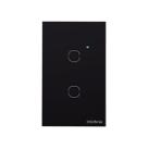 Interruptor SMART Zigbee Touch 2 Preto EZS 1002 4850048