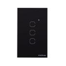 Interruptor SMART Zigbee Touch 3 Preto EZS 1003 4850049