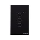 Interruptor Smart Zigbee Touch 3 Preto Ezs 1003 4850049