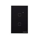 Interruptor Smart Zigbee Touch EZS 1002 4850048 Controle por Aplicativo e Voz Preto Intelbras Interruptor Smart Zigbee Touch EZS 1002 4850048 Controle por Aplicativo e Voz Preto Intelbras