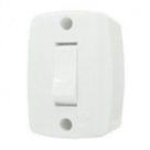 Interruptor Sobrepor Retangular 6A 250V Branco - Ilumi Interruptor Sobrepor Retangular 6A 250V Branco - Ilumi