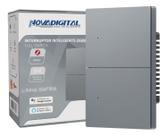 Interruptor Tecla Fisica 2 Botões Zigbee com Led NovaDigital Grafite - Cinza