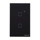 Interruptor Touch 2 Smart Wi-fi EWS 1002 Intelbras Preto Interruptor Touch 2 Smart Wi-fi EWS 1002 Intelbras Preto