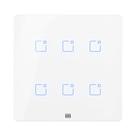Interruptor touch 6 botoes wi-fi rf br 4x4 weg home