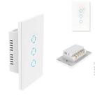 Interruptor Touch iluminado 3 botoes Wifi Alexa Google